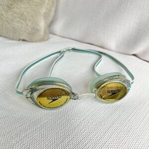 Speedo Vanquisher 2.0 Mirror Swim Goggles NWOT Women's Adjustable